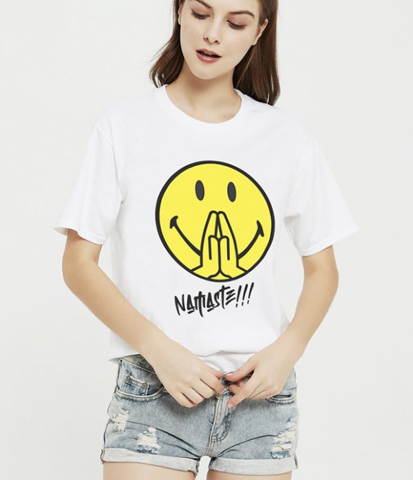 Namaste笑脸T恤
