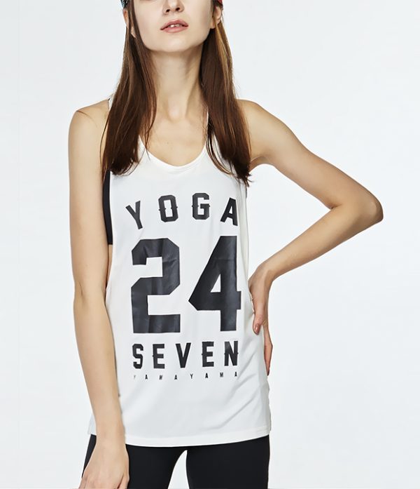 一天24小时，一星期7天瑜伽工字背心