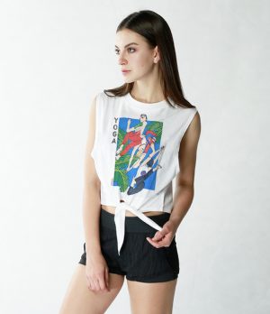 生活之语绑带背心