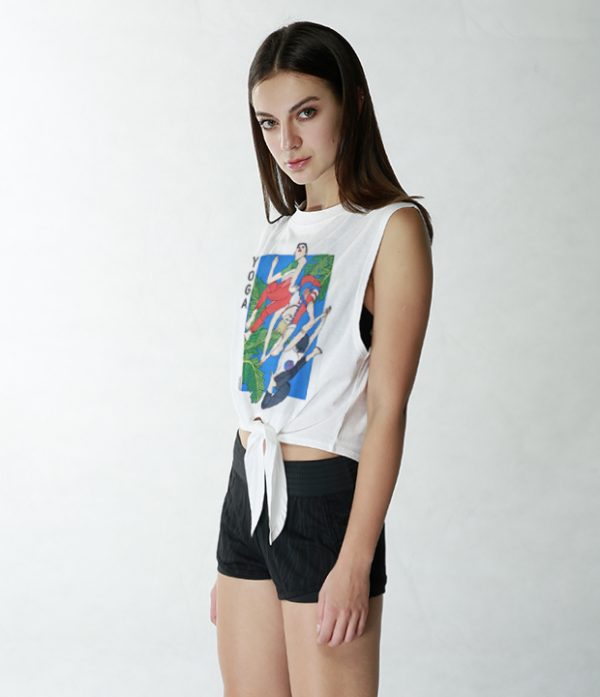 生活之语绑带背心