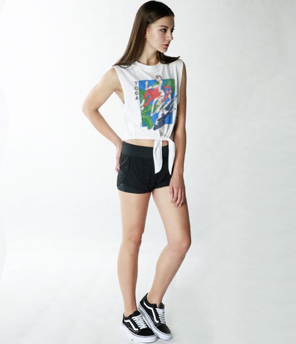 生活之语绑带背心