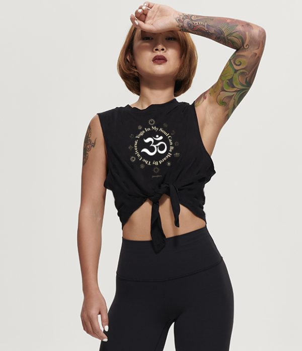 瑜伽心灵的归宿绑带背心