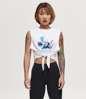 瑜伽精神绑带背心