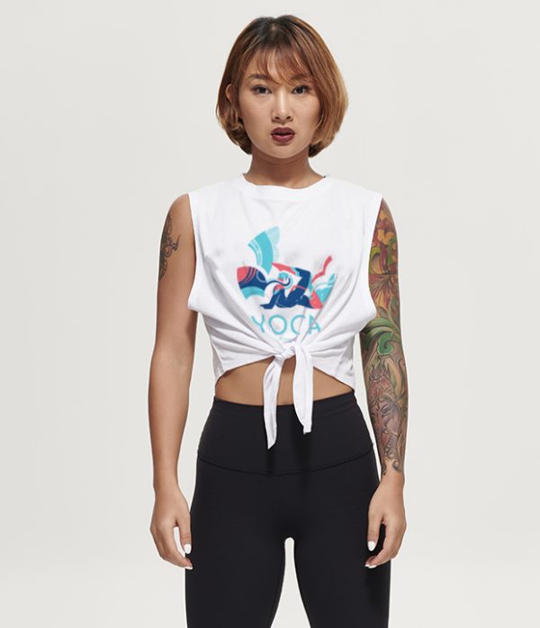 瑜伽精神绑带背心