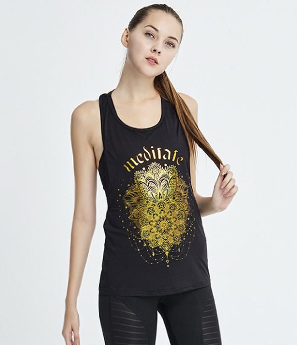 轻霞织裳黑色工字背心