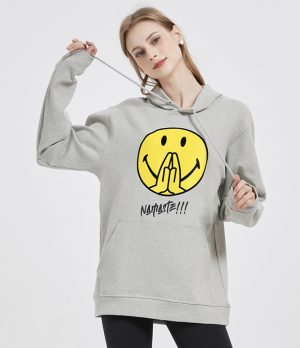 Namaste笑脸连帽卫衣