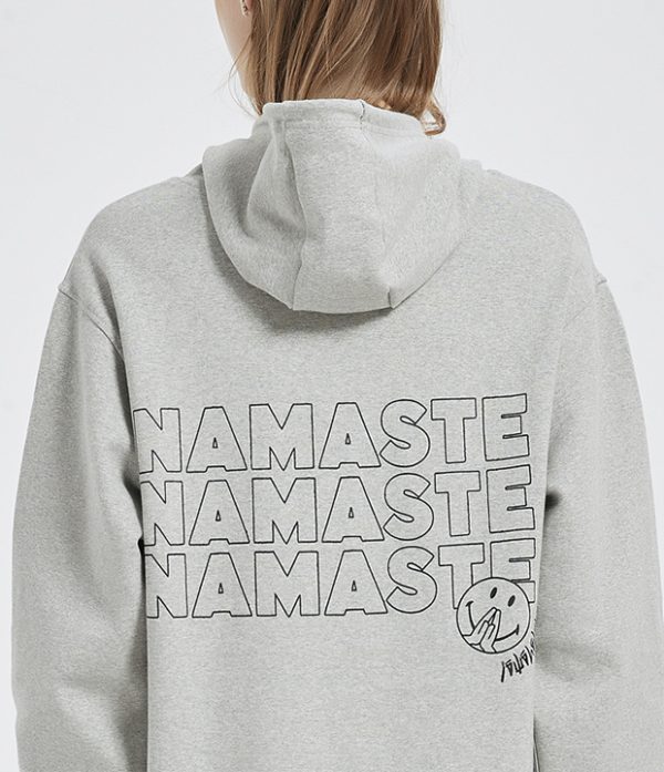 Namaste笑脸连帽卫衣