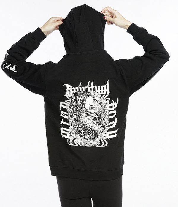 心灵动画连帽卫衣