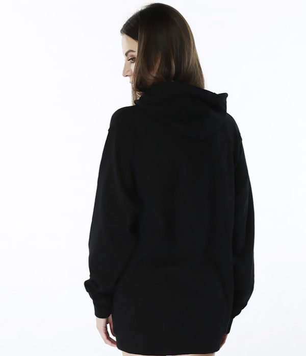 曼陀罗黑色连帽卫衣