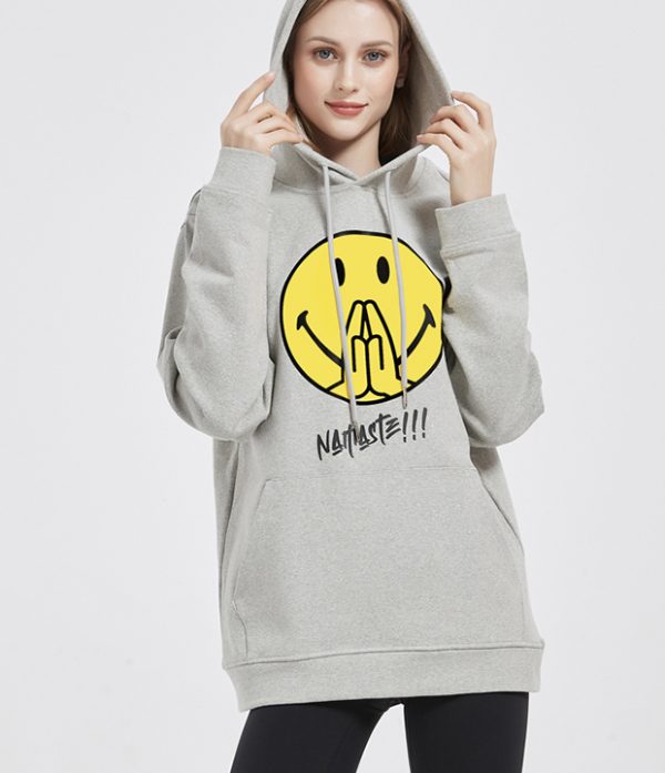 Namaste笑脸连帽卫衣