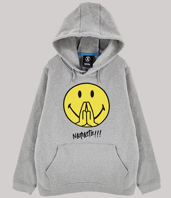 Namaste笑脸连帽卫衣