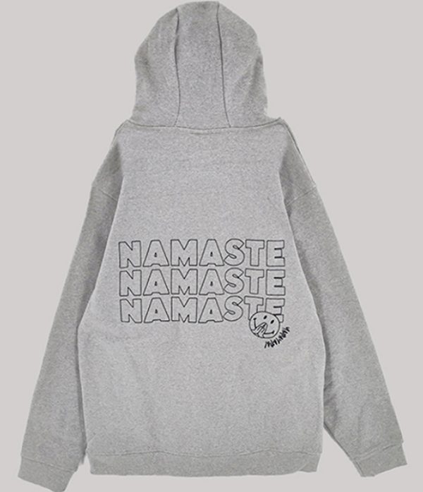 Namaste笑脸连帽卫衣