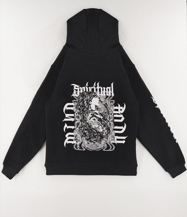 心灵动画连帽卫衣