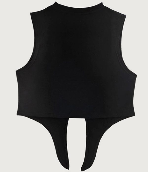 流动的世界绑带背心