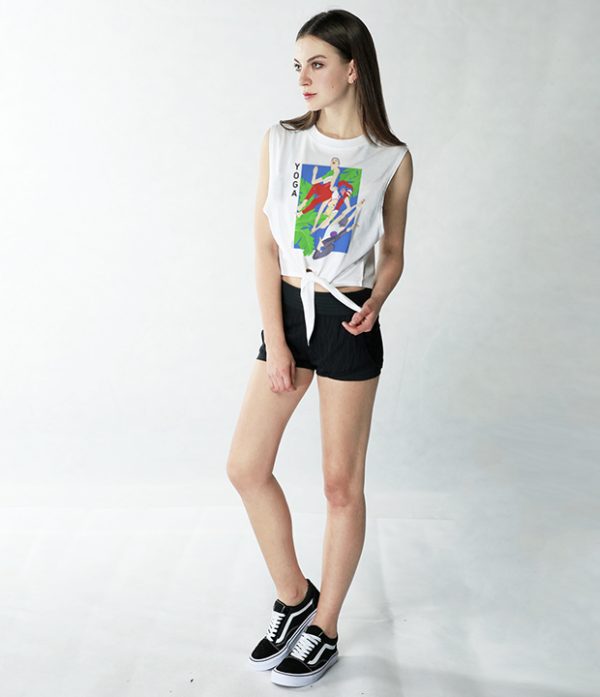 生活之语绑带背心