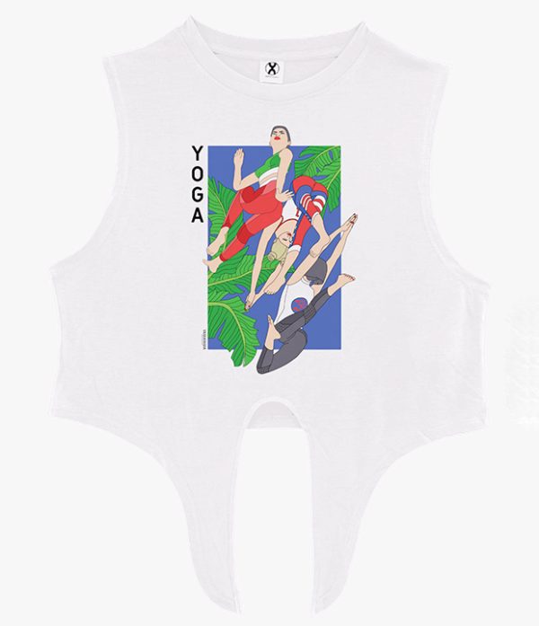 生活之语绑带背心