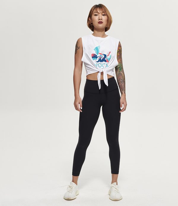 瑜伽精神绑带背心