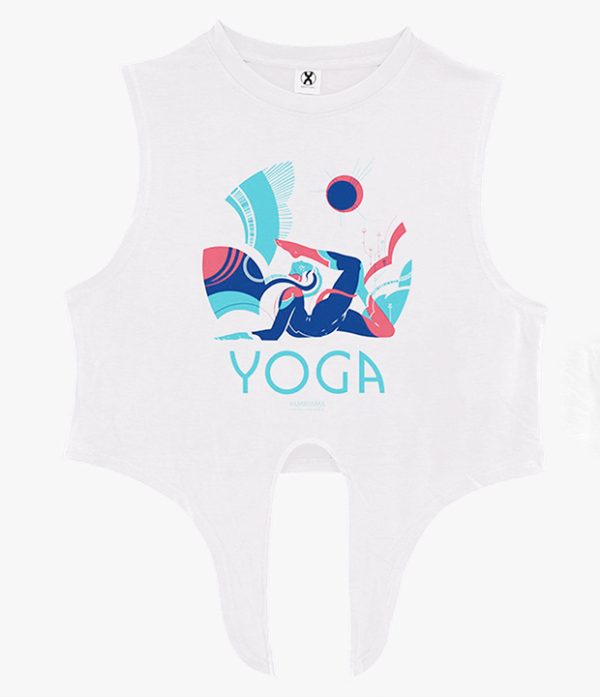 瑜伽精神绑带背心