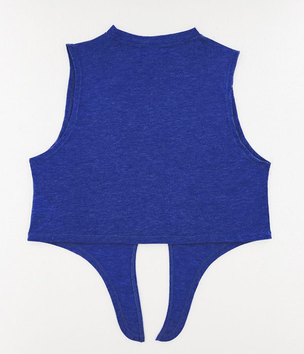 巧锁似初绑带背心